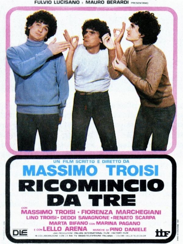 Ricomincio da tre [Audio: Italian]